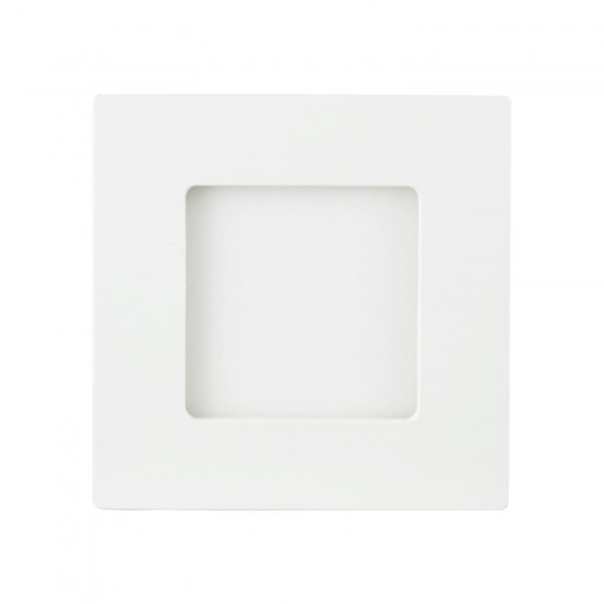 LED LED E6 Slim Slim Square Light 6W 4000K / Montado en la superficie