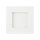 LED LED E6 Slim Slim Square Light 6W 4000K / Montado en la superficie