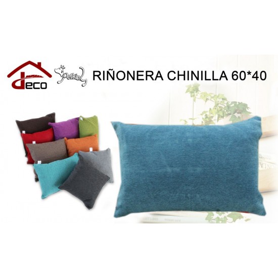 Riñonera chenilla azul 