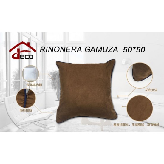 Riñonera gamuza negro 