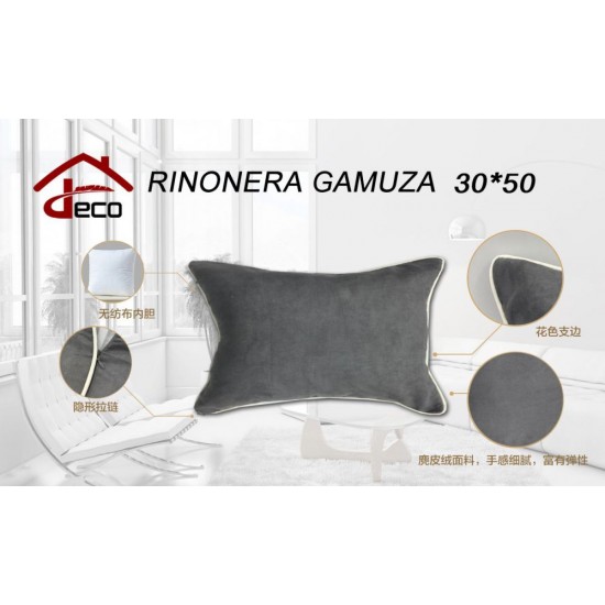 Riñonera gamuza negro 