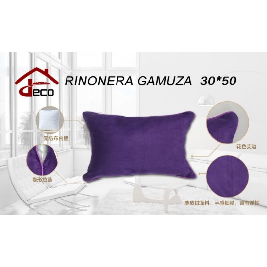 Riñonera gamuza negro 