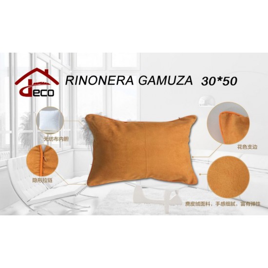 Riñonera gamuza negro 