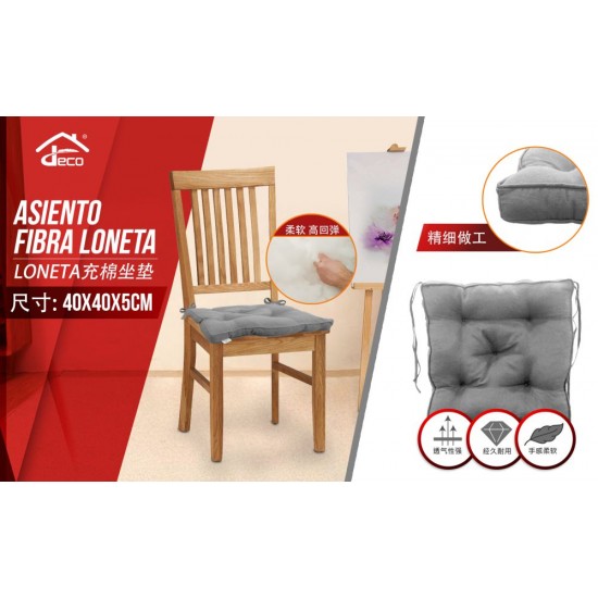 Asiento fibra loneta 