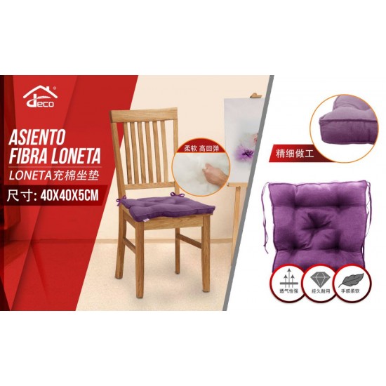 Asiento fibra loneta 