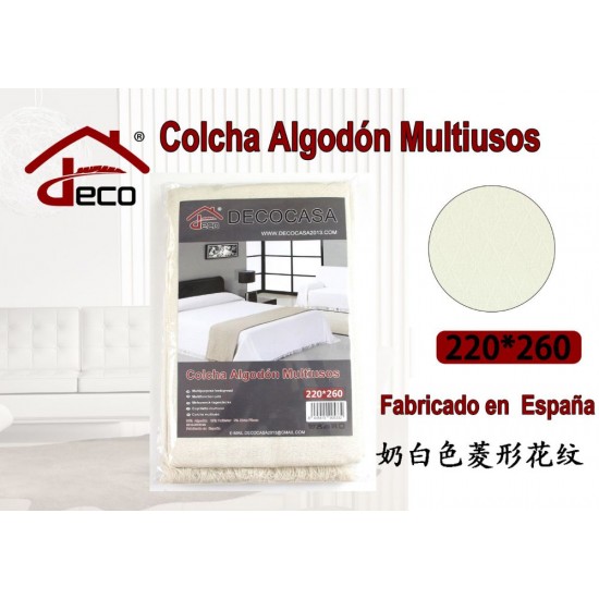 Colcha algodón multiusos 