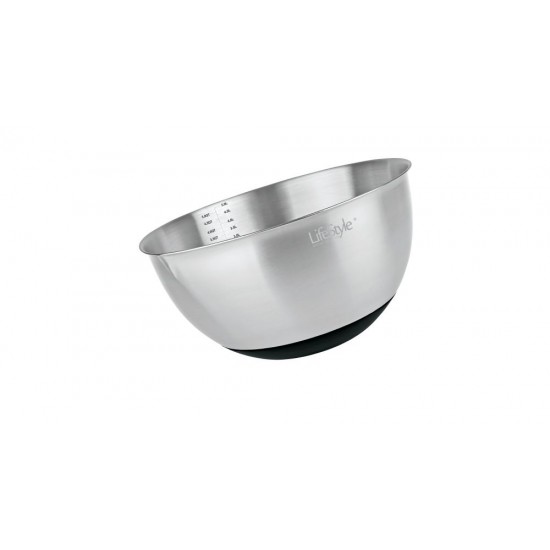 Bol inox base antideslizante ø 18 cm