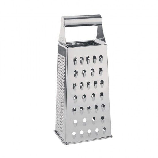 Rallador cuatro caras 8,5 x 6 x 16,5 cm inox.