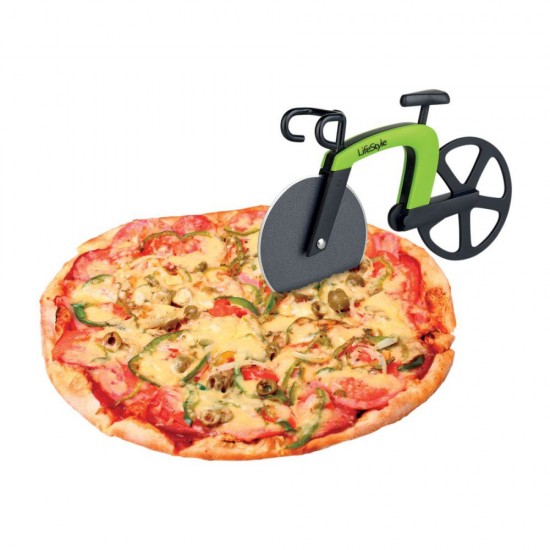 Cortador pizza bicicleta