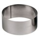 Aro inox pulido 10 cm. Altura 4,5 cm.