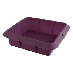 Fuente lasaña silicona violett 23x23x6,5 cm..