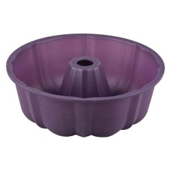 Molde bizcocho silicona violett 25,5x 9 cm.