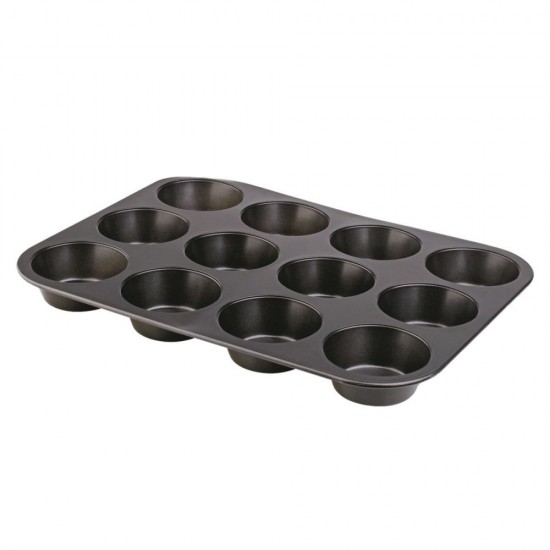 Bandeja 12 mini moldes antiadherente 35x26x3 cm..