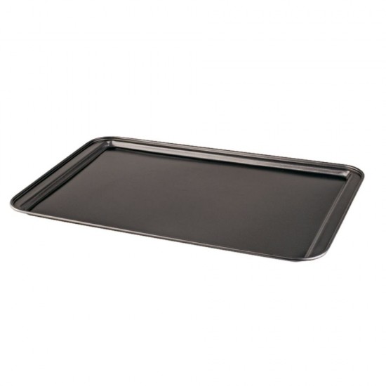 Bandeja horno llana Acero antidh.43x28x1,5 cm.