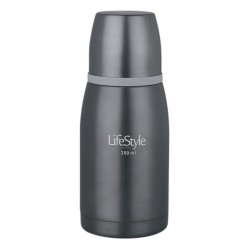 Termo líquidos inoxidable lacado exterior gris 350 ml