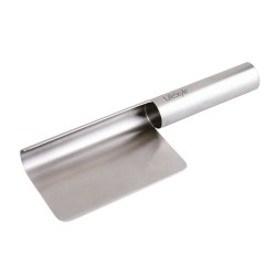 Recogedor migas, inox.