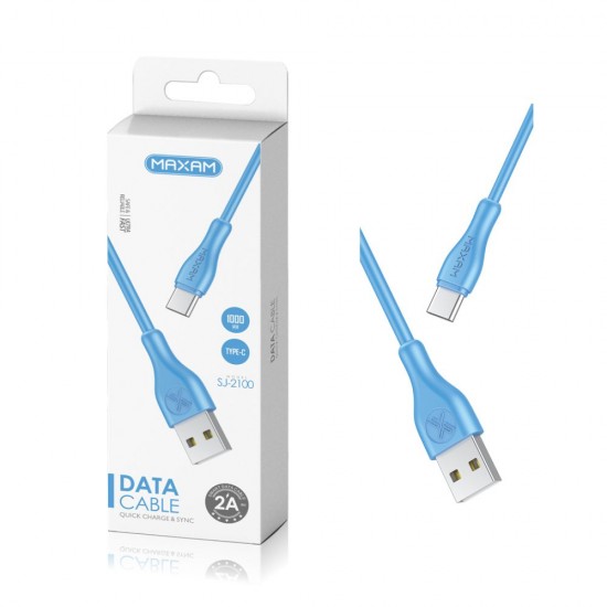 SJ-2100 Azul 2a 1tipo C USB cable