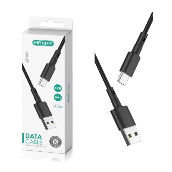 SJ-2101 Negro 2a 1.2tipo C USB cable