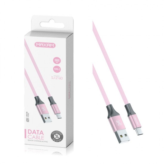 SJ-2160 Rosa 2a 1tipo C USB cable