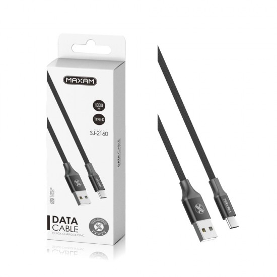 SJ-2160 Negro 2a 1tipo C USB cable