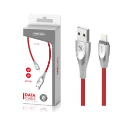 SJ-3180 Rojo 2a1 IPHONE  dato cable