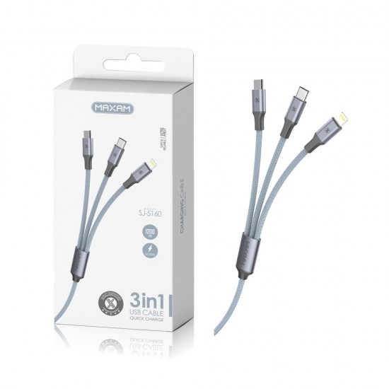 SJ-5160 Gris 2a 1.23in1 USB cable