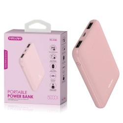 PB-2100 Rosa 2a 5000mah baterías externas