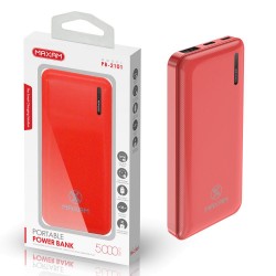 PB-2101 Rojo 2.1a 5000mah baterías externas