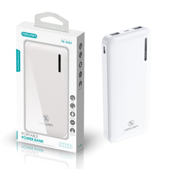 PB-2202 Blanco 2.1a 10000mah baterías externas