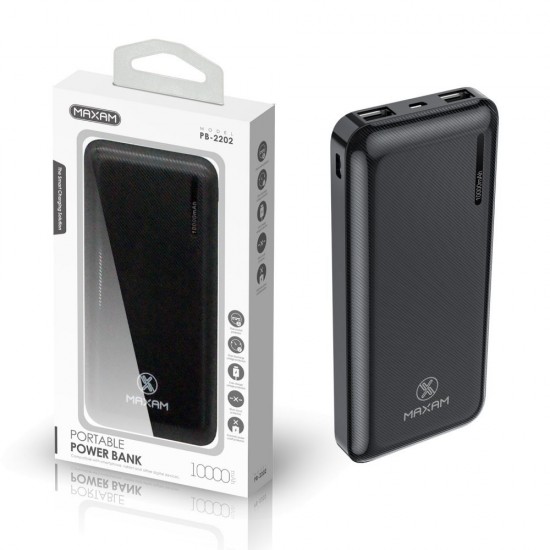 PB-2202 Negro 2.1a 10000mah baterías externas