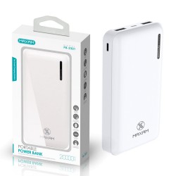 PB-2301 Blanco 2.1a 20000mah baterías externas