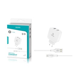 TZ-1201I Blanco 2USB/2.1a1 IPHONE pack de cargador de pared