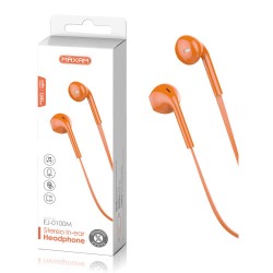 EJ-0100M Naranja mic 1M auriculares botón mic