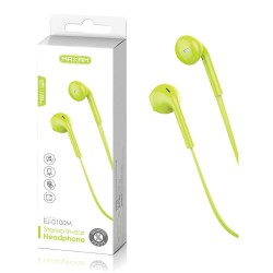 EJ-0100M Verde mic 1M auriculares botón mic