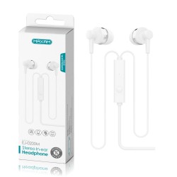 EJ-0200M Blanco mic 1.2M auriculares botón mic