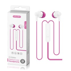 EJ-0200M Rosa mic 1.2M auriculares botón mic