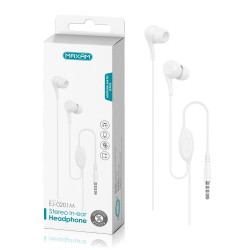 EJ-0201M Blanco mic 1.2M auriculares botón mic