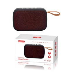 YX-B107 Rojo 5w+bass altavoz inalámbrico