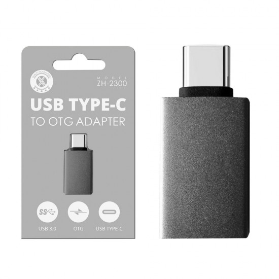 ZH-2300 Gris u3.0 tipo C adaptador OTG