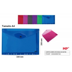 Carpeta sobre archivable a4 varios colores