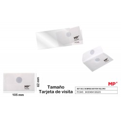 Carpeta sobre botón visita 105mm*62mm t 2u