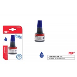 Tinta tampón 30ml azul