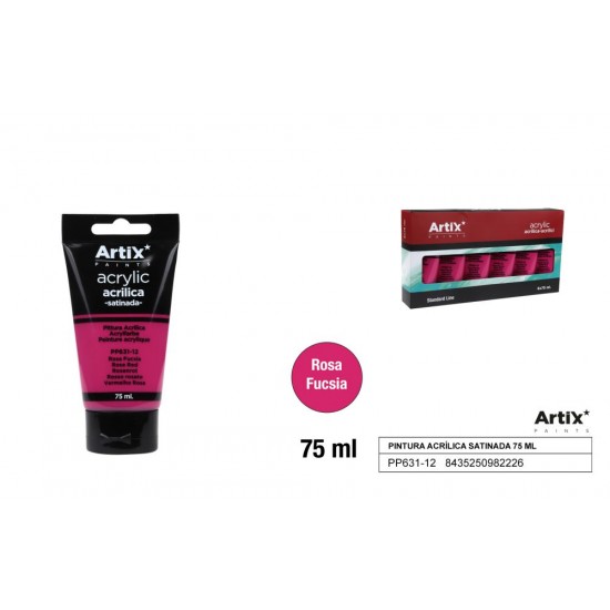 Pintura acrílica rosa fucsia 75ml