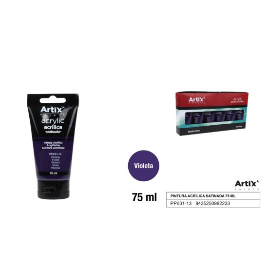 Pintura acrílica violeta 75ml