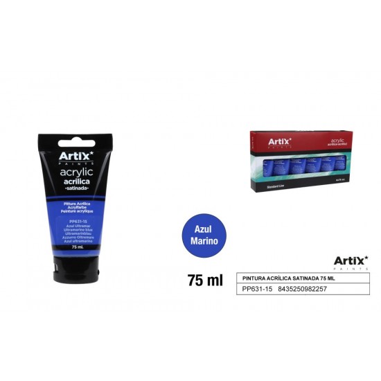 Pintura acrílica azul marino 75ml