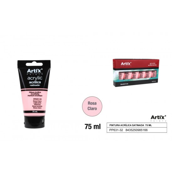 Pintura acrílica rosa claro 75ml