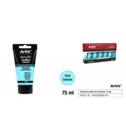 Pintura acrílica azul cielo 75ml