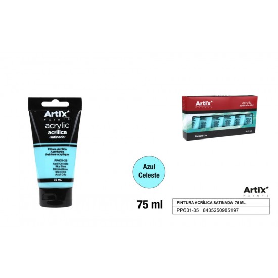 Pintura acrílica azul cielo 75ml