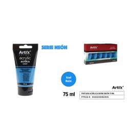 Pintura acrílica azul neón 75ml