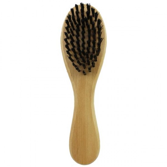 Peine doble con mango de madera(S,W5*L17.5cm,Madera natural,perro & gato)